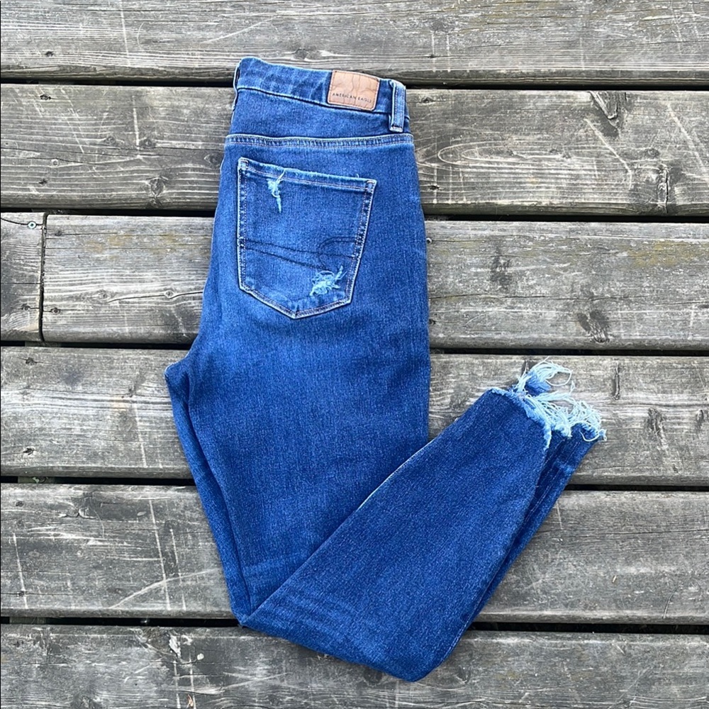 American Eagle The Dream Jeans Curvy Hi Rise Jeggings Size 8